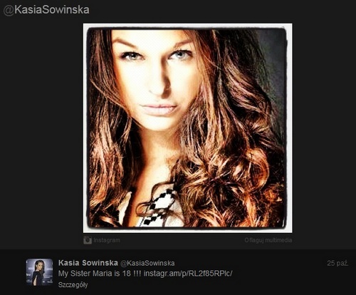 Kasia Sowińska pokazuje młodszą siostrę, Marię (FOTO)