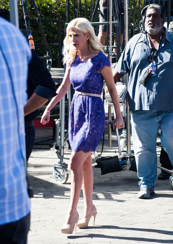  Rodzina Tori Spelling na obiedzie bez taty