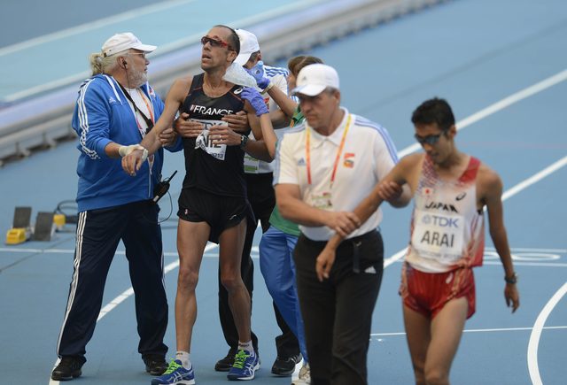 Rio 2016 - francuski chodziarz popuścił w spodenki