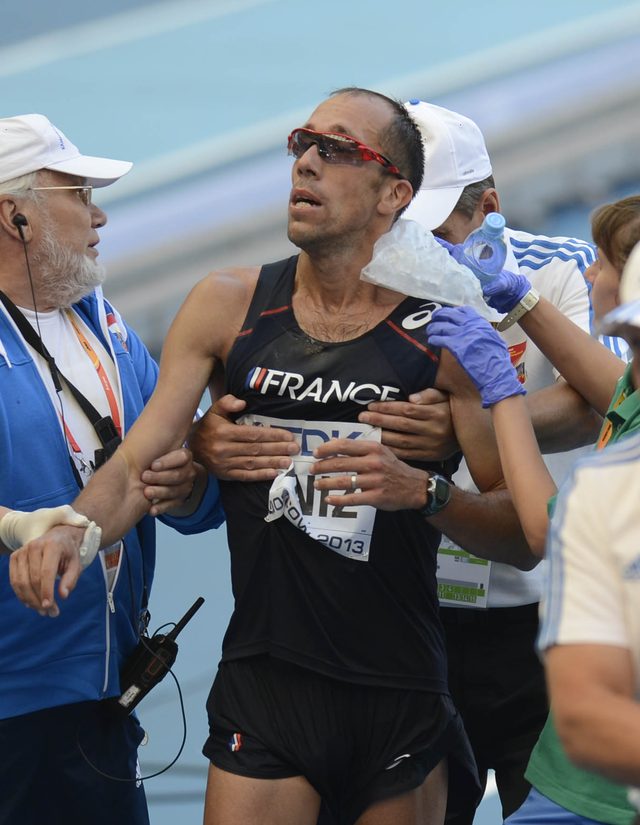 Rio 2016 - francuski chodziarz popuścił w spodenki