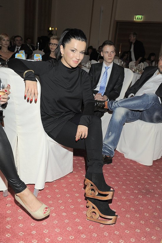 Ma słabość do oryginalnych butów (FOTO) Ma słabość do oryginalnych butów (FOTO)