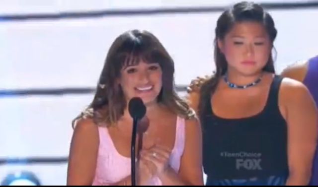 Lea Michele na Teen Choise Awards (VIDEO)