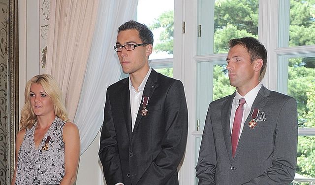 Janowicz, Kubot i Radwańska u prezydenta (FOTO)