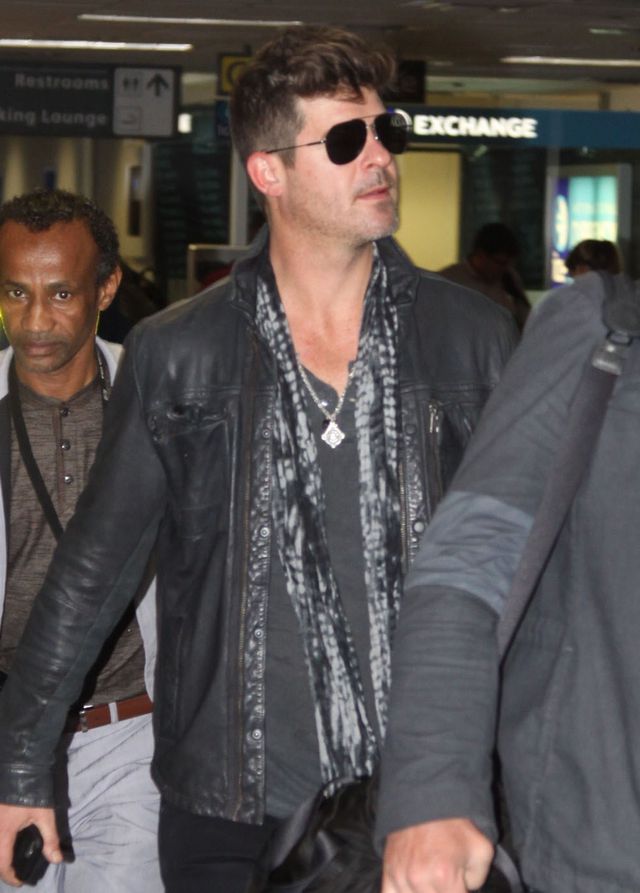 Robin Thicke przyszedł PIJANY na imprezę przedszkolną syna?