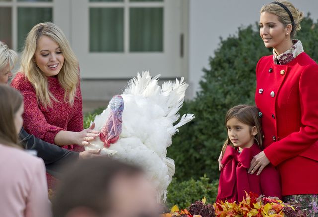 Tiffany Trump skradła show ułaskawiania indyka w Białym Domu (ZDJĘCIA)