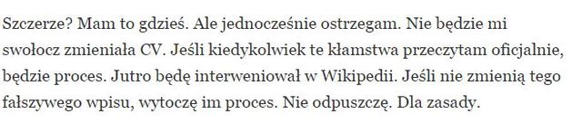 Mocno zdenerowany Tomasz Lis grozi pozwem Wikipedii