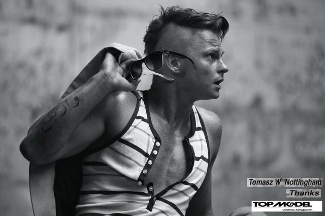 Polak Tomasz Wiśniewski w brytyjskiej wersji Top Model