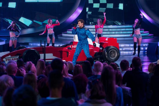 Zofia Zborowska jako Tomasz Niecik w Twoja Twarz...