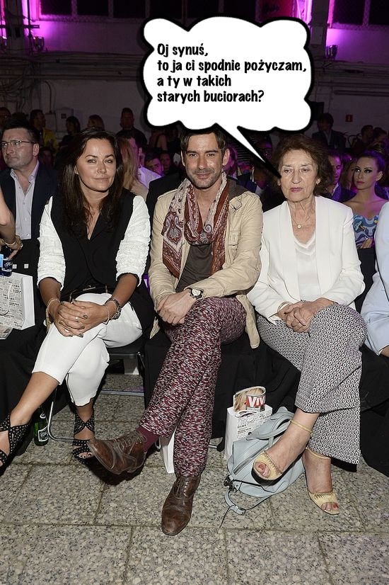 Marcin Tyszka promuje mamę (FOTO)