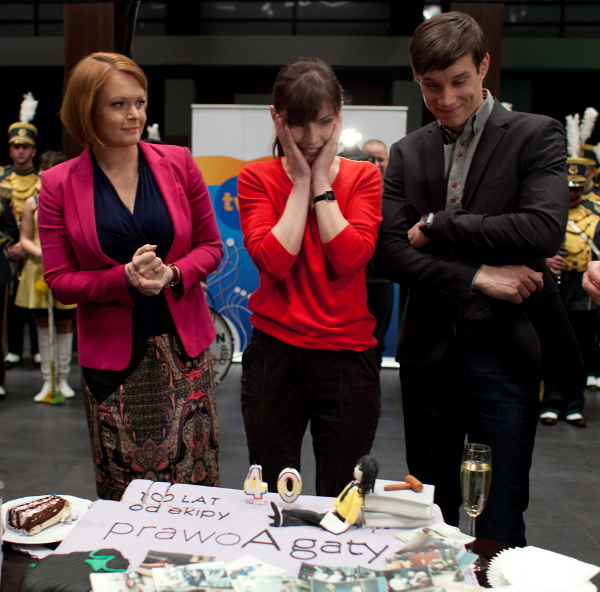 Dygant świętowała czterdziestkę na planie serialu (FOTO)