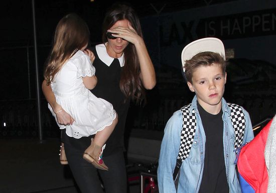 ZzzzZZZzzzaspani Beckhamowie przybyli do Los Angeles (FOTO)