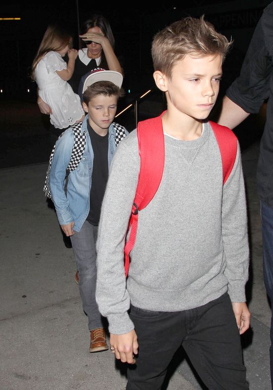 ZzzzZZZzzzaspani Beckhamowie przybyli do Los Angeles (FOTO)