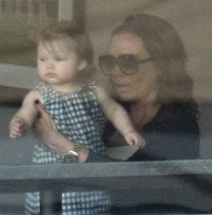 Victoria Beckham zabrała Harper na mecz (FOTO)