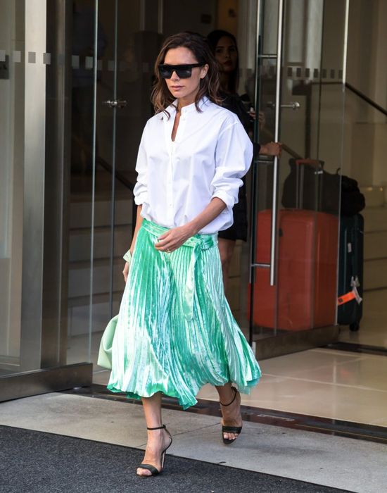 Victoria Beckham wykorzystała rysunek Harper przy projektowaniu koszulki