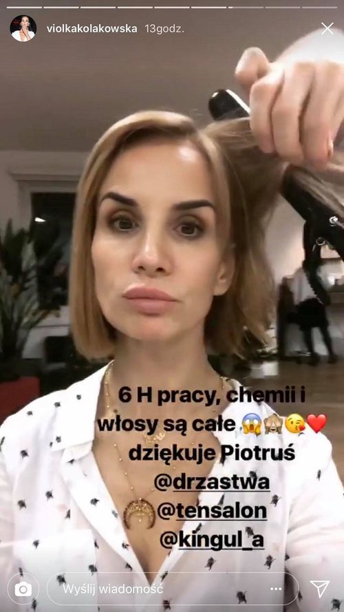 Viola Kołakowska została BLONDYNKĄ (Instagram)