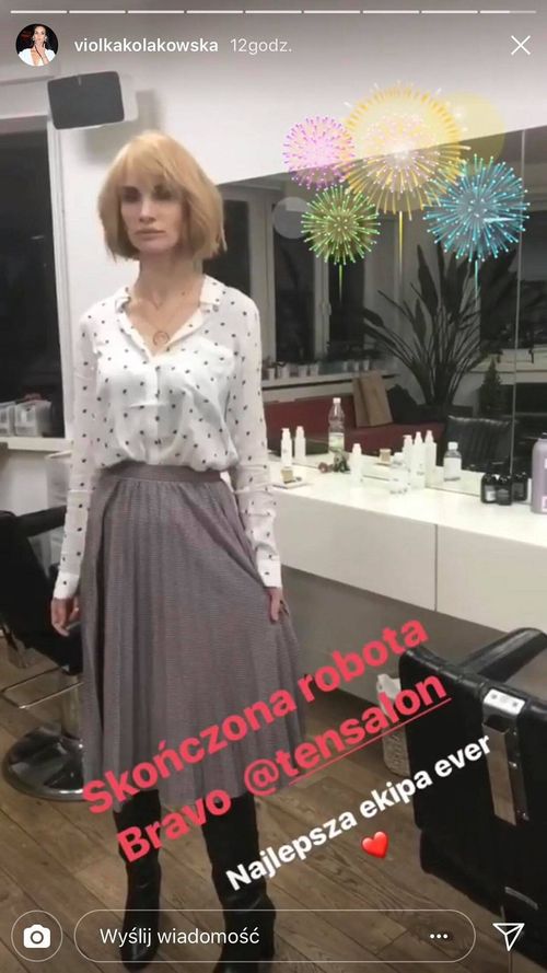Viola Kołakowska została BLONDYNKĄ (Instagram)