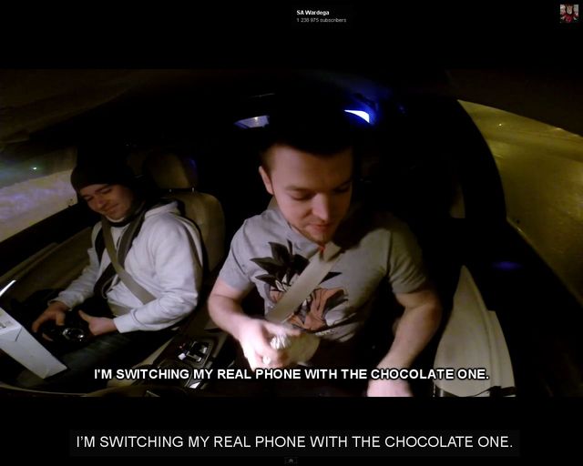 SA Wardęga z ciasteczkowym telefonem unika mandatu VIDEO