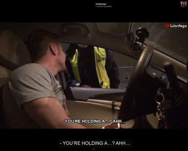 SA Wardęga z ciasteczkowym telefonem unika mandatu VIDEO