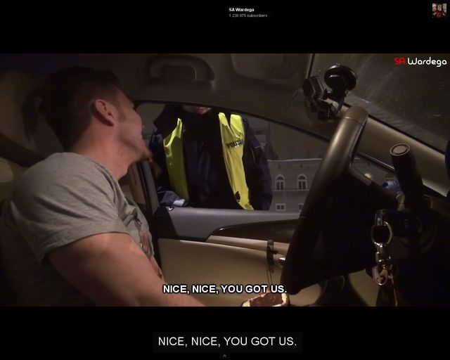 SA Wardęga z ciasteczkowym telefonem unika mandatu VIDEO