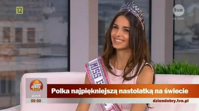 Miss nastolatek, Weronika Szmajdzińska, to chodzący ideał