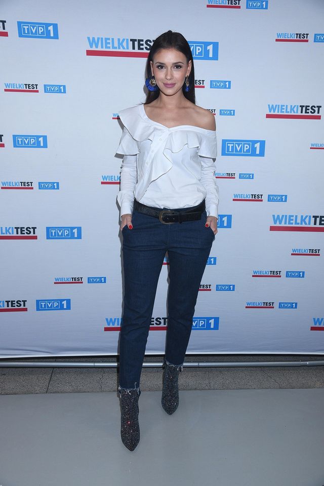 NOGI Julii Wróblewskiej na Wielkim Teście o Zdrowiu w TVP (DUŻO ZDJĘĆ)