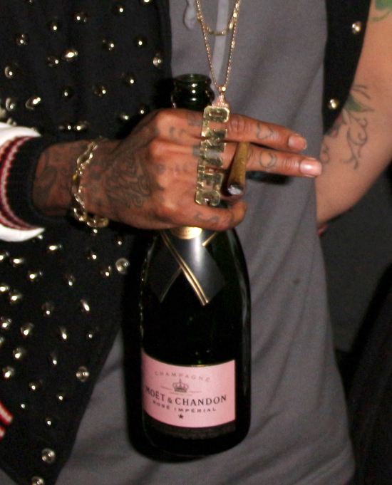 Młodzi rodzice Amber Rose i Wiz Khalifa mocno imprezują 