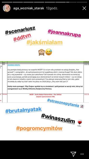 Woźniak-Starak tłumaczy się z ataku na Krupę w DDTVN Woźniak-Starak tłumaczy się z ataku na Krupę w DDTVN