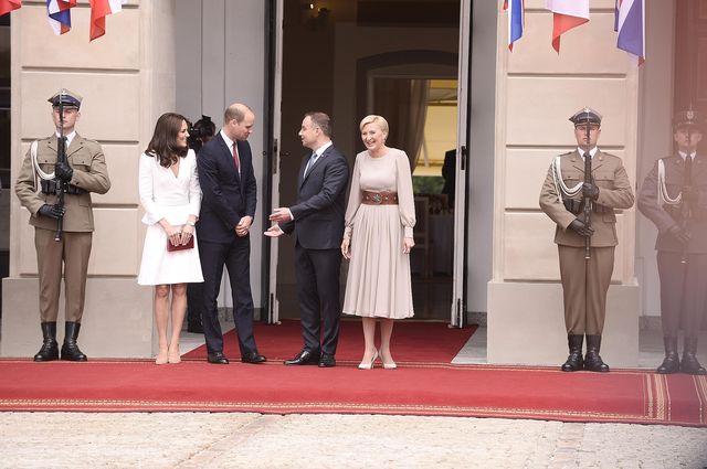 Wpadki podczas wizyty książęcej pary w Polsce