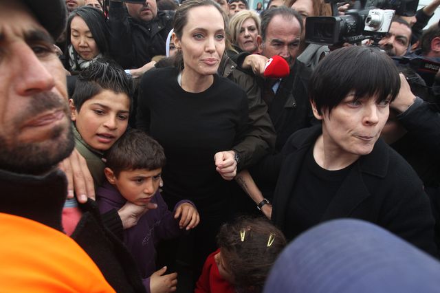 Angelina Jolie nie chce, aby jej dzieci odwiedziły obóz uchodźców