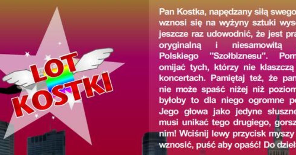 Odleć z Panem Kostką! Odleć z Panem Kostką!