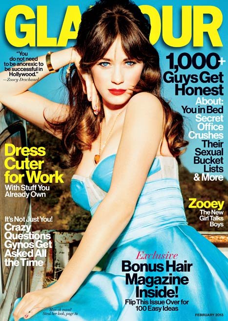 Zooey Deschanel: Jest dużo aktorek, które są zbyt wychudzone
