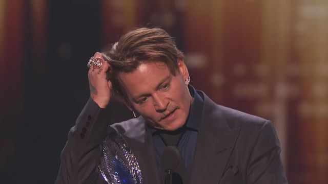 Poruszająca przemowa Johnny'ego Deppa: Przyszedłem tu tylko z jednego powodu...