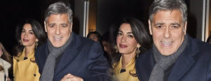 Piękna Amal Clooney z mężem na kolacji (FOTO) Piękna Amal Clooney z mężem na kolacji (FOTO)