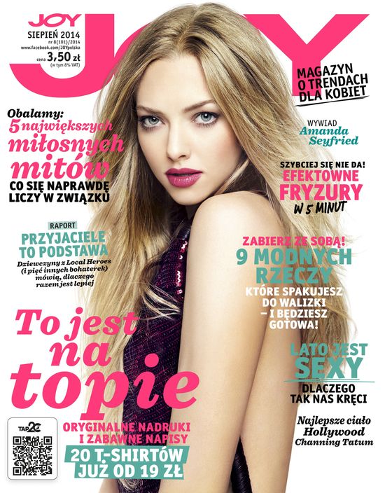 Seyfried i Krupińska gwiazdami najnowszego numeru Joy'a 