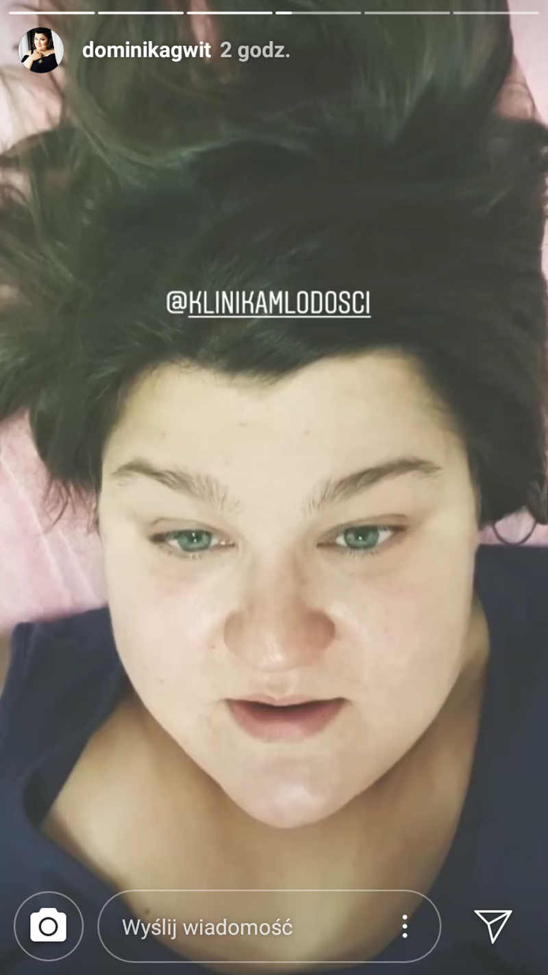 Dominika Gwit pokazała się bez makijażu! Wygląda na zmęczoną?