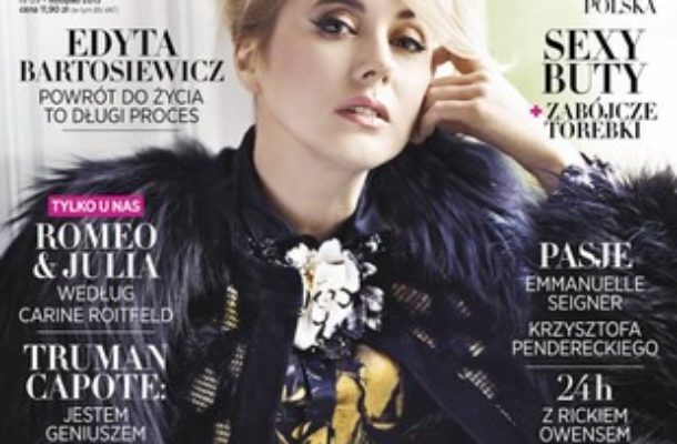 Edyta Bartosiewicz w listopadowym Harper’s Bazaar (FOTO)