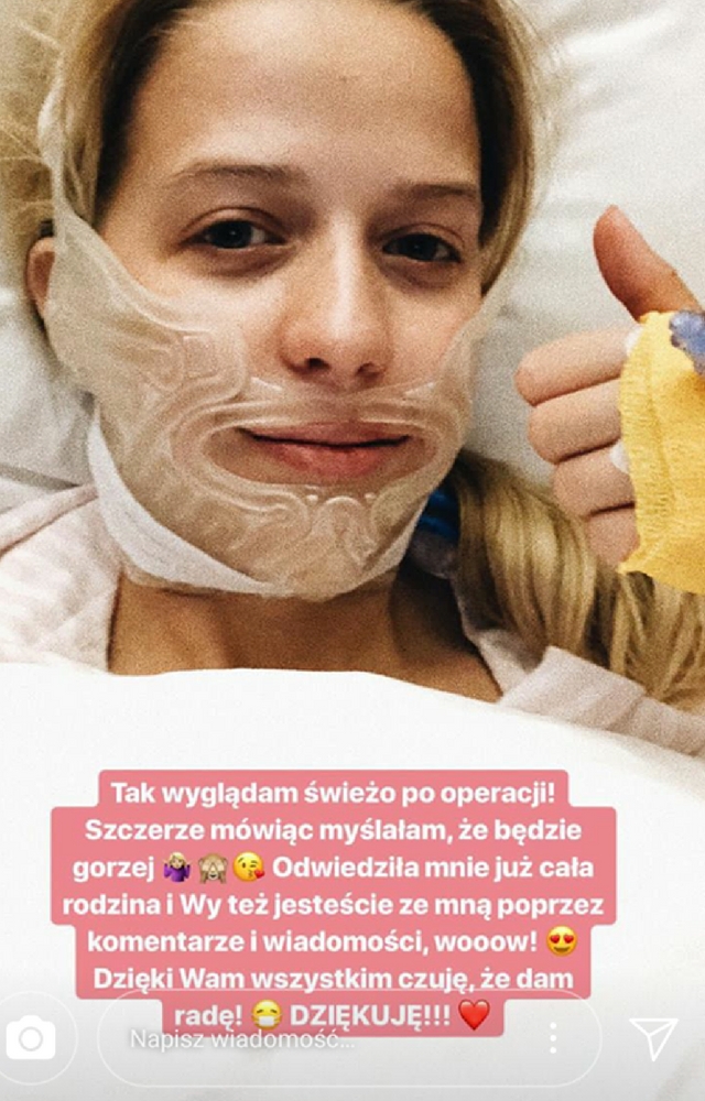Jessica przeszła ciężką operacja. Od razu po narkozie zaczęła nagrywać na Insta!
