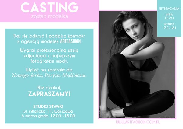 Zgłoś się na casting i zostań modelką!