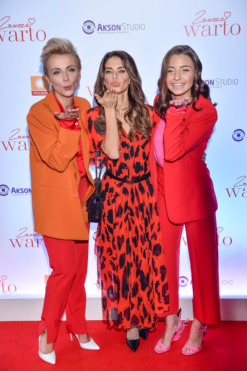 Jaskrawe Rosati, Wieniawa i Zielińska na konferencji nowego serialu Jaskrawe Rosati, Wieniawa i Zielińska na konferencji nowego serialu