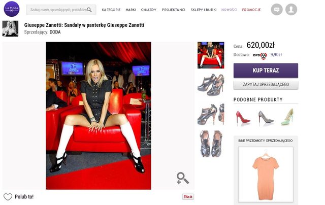 Doda wyprzedaje swoją szafę