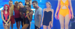 Celebrity Splash – bolesny upadek i rozpięty stanik Celebrity Splash – bolesny upadek i rozpięty stanik