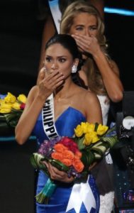 Teleprompter na Miss Universe pokazywał WŁAŚCIWĄ Miss Teleprompter na Miss Universe pokazywał WŁAŚCIWĄ Miss