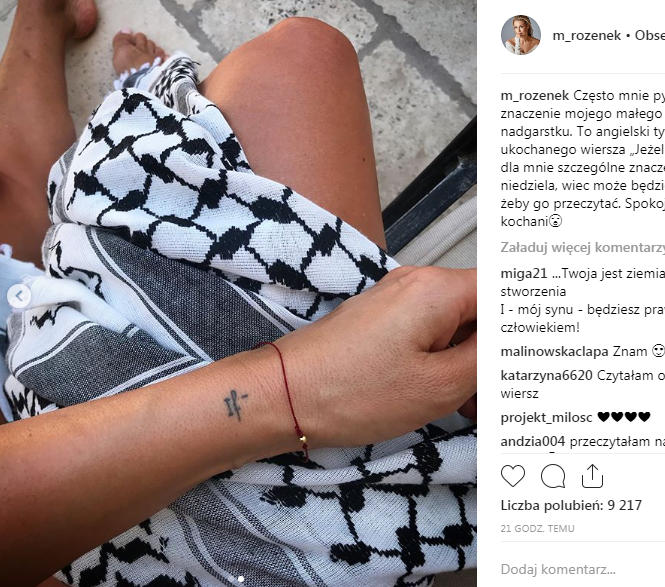 Małgorzata Rozenek po raz pierwszy zdradziła co oznacza jej tajemniczy TATUAŻ Małgorzata Rozenek po raz pierwszy zdradziła co oznacza jej tajemniczy TATUAŻ