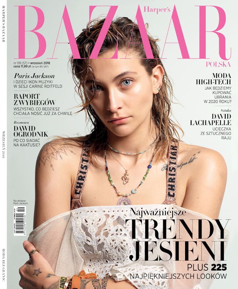 Paris Jackson na okładce polskiego Harper's Bazaar