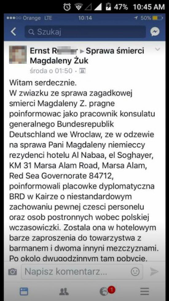 Najnowsza teoria o śmierci Magdaleny Żuk zwali Was z nóg!
