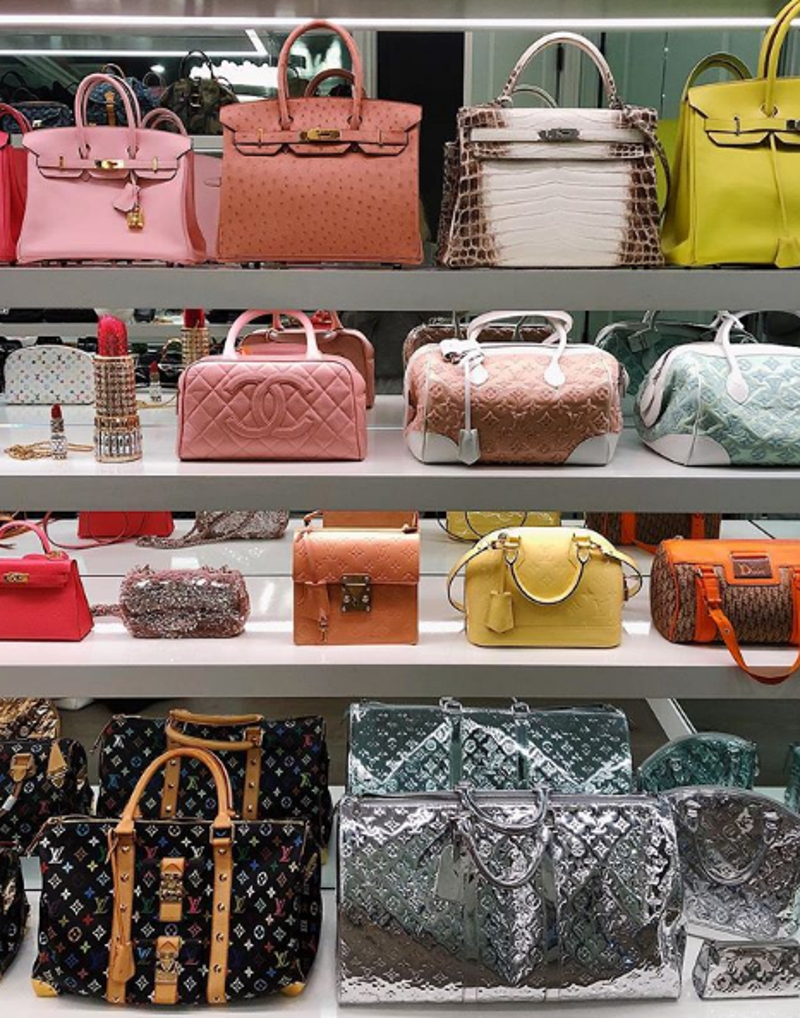 Kylie Jenner pokazała swoje torebki. Są warte MILION dolarów!