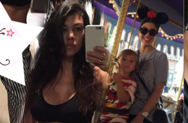 Kourtney Kardashian pokazała brzuch po ciąży (Insta)