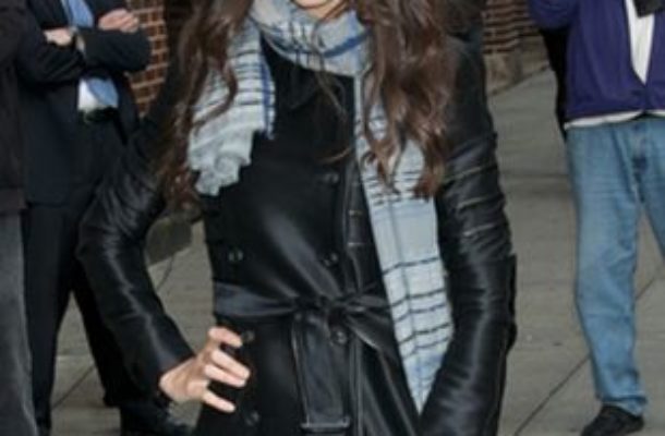 Katie Holmes u Davida Lettermana (FOTO)