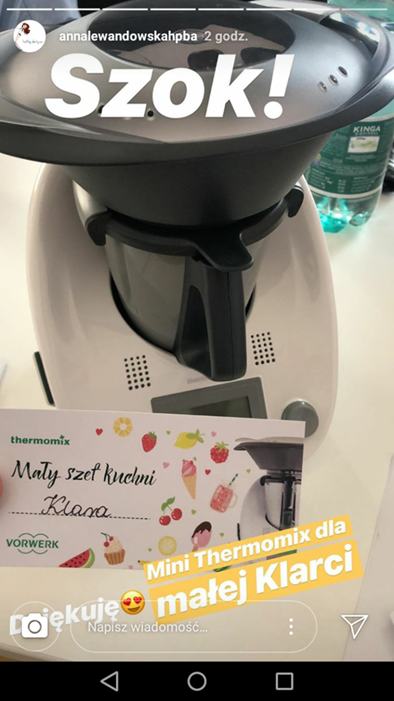 Lewandowska pokazała DZIWACZNY prezent Klary