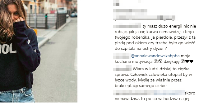 Fan do Lewandowskiej: Jak ja cię k**wa NIENAWIDZĘ! I Robercika też!